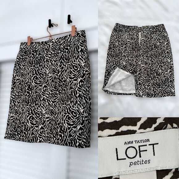 LOFT Silk Blend Skirt size 6 Petties - Picture 1 of 16